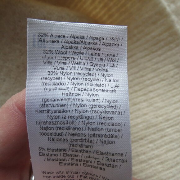 Part Two Copenhagen Cream Pullover Sweater Embroidered Crew Neck Large - Picture 10 of 11